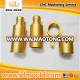 Aluminum CNC Turning Parts with Gold Anodizing