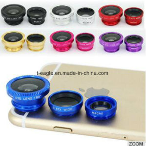 Universal Mobile Phone Camera Lens Clip Set Fish Eye Lens for Cell Phone Camera